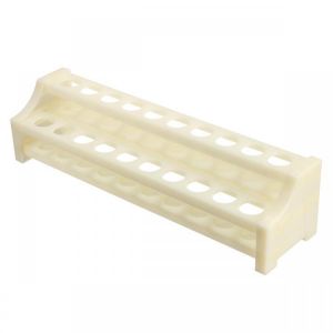 White Plastic Centrifuge Test Tube Rack 20 Holes Laboratory for 15mm Tubes