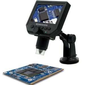 Mustool&reg; G600 Digital Portable 1-600X 3.6MP Microscope Continuous Magnifier with 4.3inch HD LCD Display