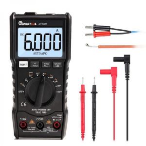 MUSTOOL MT108T Square Wave Output True RMS NCV Temperature Tester Digital Multimeter 6000 Counts Backlight AC DC Current/Voltage R