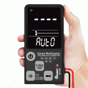 Upgraded MUSTOOL MT99 True RMS 9999 Counts Digital Multimeter  Ultra-large EBTN LCD Screen 3-Line Display Fully Auto-Range Smart D
