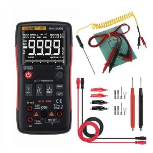 ANENG Q1 9999 Counts True RMS Digital Multimeter AC DC Voltage Current Resistance Capacitance Temperature Tester Auto/Manual Ragin