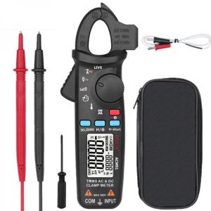 BSIDE ACM91 Digital AC/DC Current Clamp Meter Auto-Range Car Repair TRMS Multimeter Live Check NCV Frequency Capacitor Tester  Mus