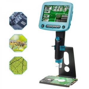 DANIU DM01 4.3 Inch LCD Screen HD 5.0MP 800X Portable USB Digital LCD Microscope  Adjustable High Brightness 8 LEDs VGA Camera Vid