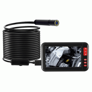 F200 4.3inch Color Screen HD 1080P Digital Borescope 8MM Camera Diameter Built-in Rechargeable Lithium Battery With Adjustable Bri