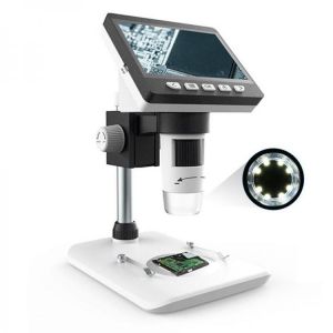 shopping כלי מדידה MUSTOOL G700 4.3 Inches HD 1080P Portable Desktop LCD Digital Microscope Support 10 Languages 8 Adjustable High Brightness LED Wit