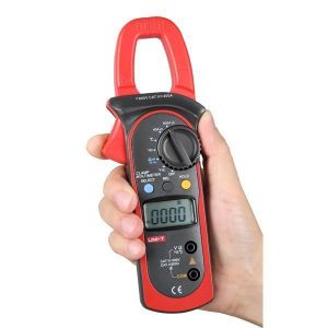 UNI-T UT204A Digital Handheld Auto Range Clamp Multimeter DMM AC/DC Volt Amp Resistance Capacitance Frequency Temperature Tester