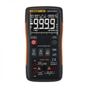 ANENG Q1 9999 Counts True RMS Digital Multimeter AC DC Voltage Current Tester Orange Yellow
