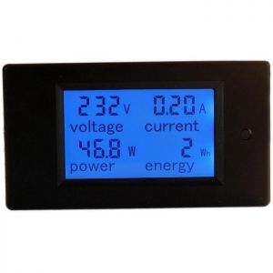 PZEM-021 4 in 1 LCD Voltage Current Active Power Energy Meter Blue Backlight Panel Voltmeter Ammeter KWH Meter 0-20A 80-260V 50/60