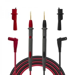 ANENG PT1008 20A 1000V Silicon Rubber Wire Retardant Gilded Sharp Needle Probe Digital Multimeter Test Lead with Crocodile Clip