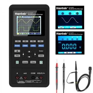 Hantek 3in1 Digital Oscilloscope+Waveform Generator+Multimeter Portable USB 2 Channels 40mhz 70mhz LCD Display Test Meter Tools Ul