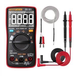 ANENG AN113D Intelligent  Auto Measure True- RMS Digital Multimeter 6000 Counts Resistance Diode Continuity Tester Temperature AC/