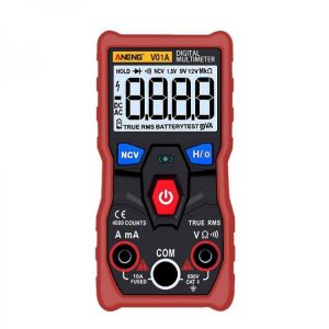 ANENG V01A Digital True RMS Multimeter Tester Autoranging Automotriz Multimeter With NCV Data Hold LCD Backlight+Flashlight