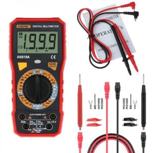 ANENG AN819A Digital Multimeter AC DC Current Voltage Capacitance Resistance Diode Tester Live Line Measurement + 16 in 1 Multifun