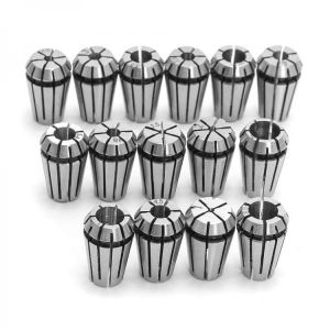 Machifit 15pcs ER11 1-7mm Spring Collet Set for CNC Milling Lathe Tool Chuck Collet