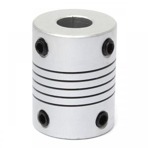 8mm x  8mm Aluminum Flexible Shaft Coupling OD19mm x L25mm CNC Stepper Motor Coupler Connector