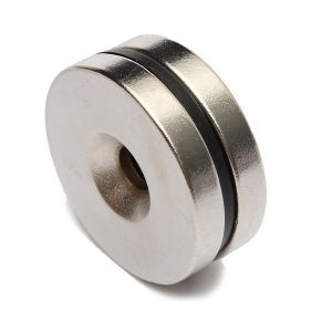 2pcs N35 30mm x 5mm Strong Countersunk Magnets 5mm Hole Rare Earth Neodymium Magnets