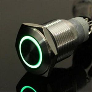 12V 19mm Momentary Push Button Switch Waterproof Switch