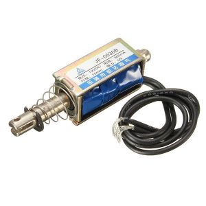 Excellway&reg; DC 12V 5N/10mm Push Pull Open Frame Mini Valve Solenoid Valve Actuator Electromagnet