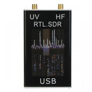 Excellway&reg; Ham Radio Receiver 100KHz-1.7GHz Full Band UV RTL-SDR USB Tuner Receiver