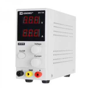 LONG WEI&reg; LW-K3010D 110V/220V 0-10A 0-30V Adjustable DC Power Supply Regulated Digital Switching Power Supply