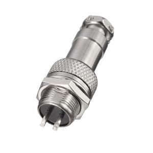 Excellway&reg; GX12 2Pin Aviation Plug Male/Female 12mm Wire Panel Connector Adapter