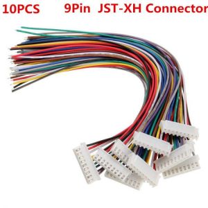 10PCS 9Pin 8S Terminal Wire Balance Charger Male/Female JST-XH Connector Wire