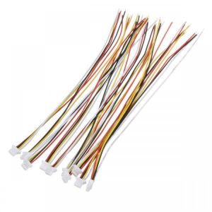 Excellway&reg; 20Pcs Mini Micro JST 1.0mm SH 4-Pin Connector Plug With Wire Cables 300mm