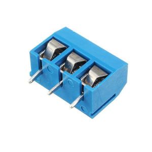 Excellway&reg; 3 Pin 5.08mm Printed Circuit Board Connector Block Screw Terminals