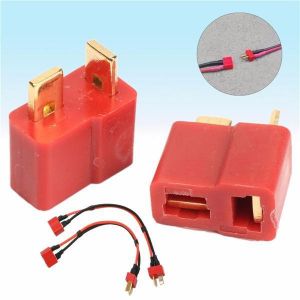 Excellway&reg; DC 012 20pcs T Plug Male &amp; Female Connectors Deans Style For RC LiPo Battery