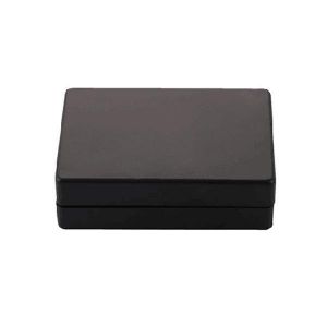 Plastic Electrical Junction Box Instrument Chassis DIY Black Case 125X80X32mm