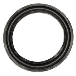 Black 10 Inch Speaker Surround Decorative Circle Repair Foam For Bass Woofer