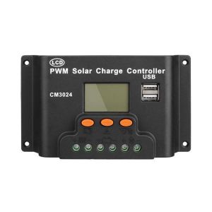 LCD 30A PWM Solar Panel Regulator Charge Controller 12V/24V 360W/720W