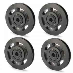 shopping ציוד לבית Universal Bearing Pulley Wheels Cable Gym Equipment Part Wearproof Durable 95mm