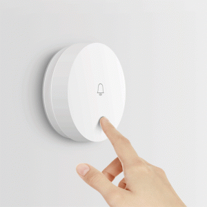 Linptech 110-240V Wireless Doorbell Self-Generating APP Smart Door Bell Transmitter No Battery No Power Required Memory Function w