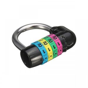 4 Digit Resettable Combination Padlock Travel Luggage Bag Diary Suitcase Code Security Lock
