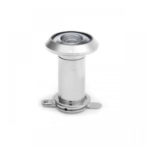 200&deg; Retractable Peephole 35-50mm Security Home Door Viewer Spyhole With Cover