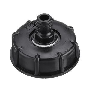 1/2'' 3/4'' S60x6 IBC Water Tank Adapter Nozzle Quick Connect Coarse Thread Hose Pipe Tap Replacement Valve Fi