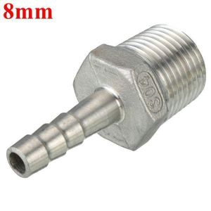1/2 Inch Male Thread Pipe Barb Hose Tail Connector Adapter 68mm To 19mm