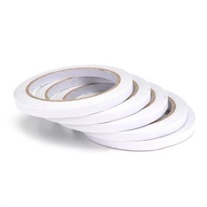 5Pcs 7mm&times;20m Double Sided Super Strong Adhesive Tape Roll Office Stationery Double Sided Tape