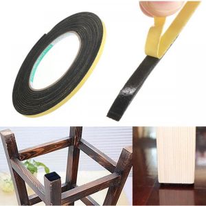 5000&times;3x10mm Black Single Sided Self Adhesive Foam Tape