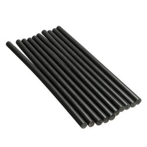 10pcs 11mm&times;200mm Black Hot Melt Glue Crafting Models Repair Sticks