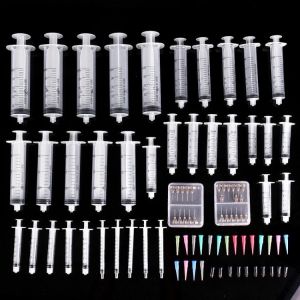 88Pcs/Set Dispensing Needle Kits Blunt Tip Syringe Stainless Steel TT Tip Needles Cap for Refilling and Measuring Liquids Industri