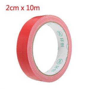 Red Cloth Duct Tape PE Coated Waterproof Strong Adhesive Carpet Tape 2 Sizes