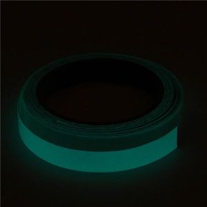 15mm&times;5m PET Luminous Warning Tape PVC Acrylic Storage Light Tape