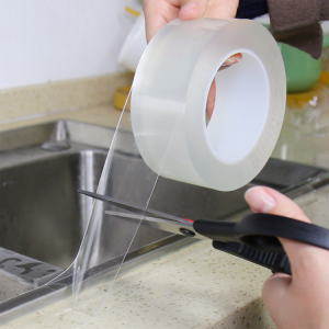 0.8mm Waterproof Transparent Adhesive Tape Traceless Sticky Tape Kitchen Sink Toilet Gap Strip Mildew Proof Water Seal Sticker
