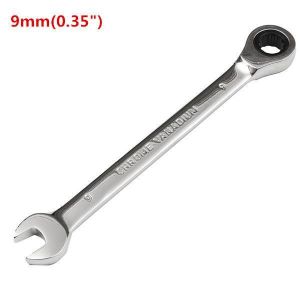 Raitool&trade; HT01 Chrome Vanadium Steel Metric Ratchet Spanner Gear Wrench Fixed Head 6-32mm