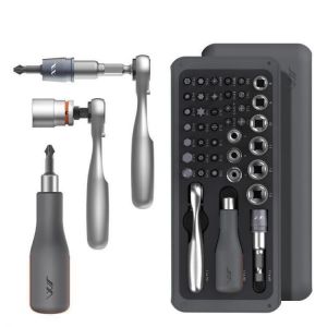 JIMI&reg; 41 IN 1 Screwdriver S2 Magnetic Bits Ratchet Wrench Screwdrivers Kit DIY Household Repair Tool
