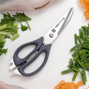 Huohou 30Cr13 Stainless Steel Kitchen Scissors Sharp Sets Non-slip Tool Kit Fruits Meat Scissors Pruning Scissor from Xiaomi Youpi