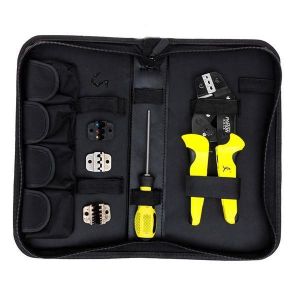 Paron&reg; JX-D4 Multifunctional Ratchet Crimping Tool 26-10 AWG Terminals Pliers Kit
