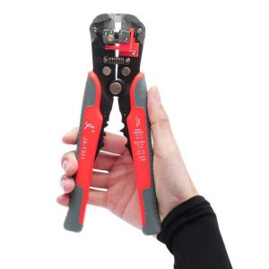 Paron&reg; JX-1301 Multifunctional Wire Strippers Terminals Crimping Tool Pliers Orange